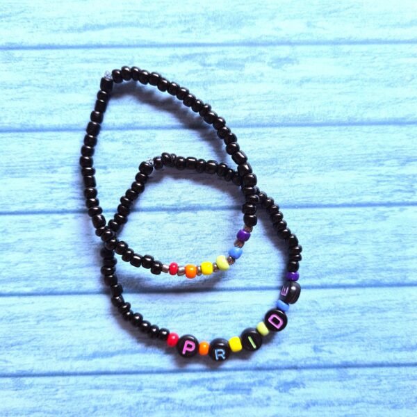 PRIDE bracelet set - Black