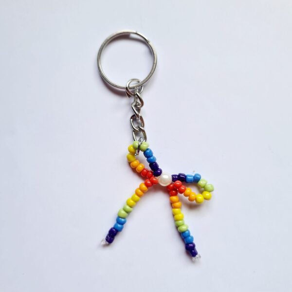 Pride bow keychain