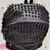 GMB: Black Spiked Bag Laptop Backpack - Image 2