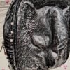 Goth Meets Bling - Black Bear Motif Backpack - Image 2