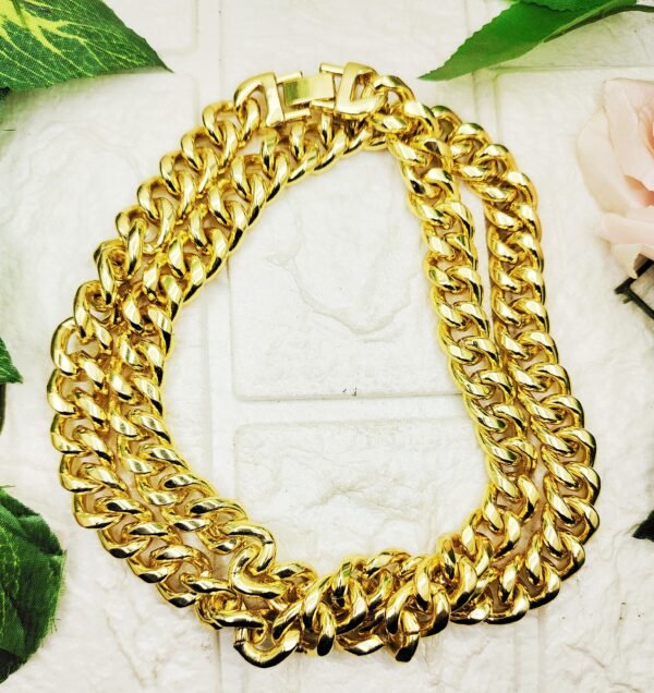 GMB: Stainless Steel Gold Tone Thick Durable Chain