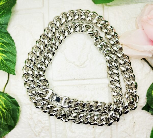 GMB: Stainless Steel Silver Tone Thick Durable Chain