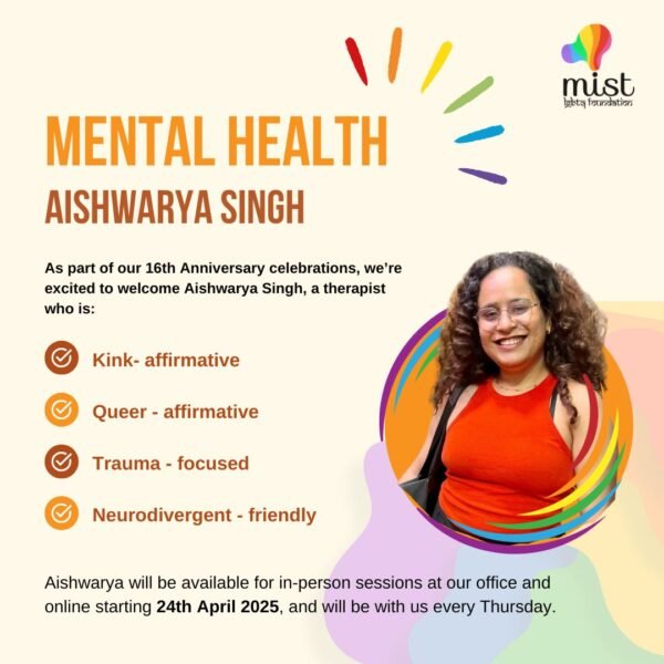 Mental Health Support - In Person (Aishwarya Singh)