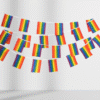 Rainbow Bunting Flag - Image 2