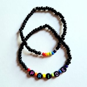 PRIDE bracelet set - Black