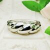 GMB – Wide Silver Tone Bracelet (Standard Adult Size) - Image 4
