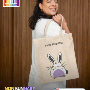 Non Bunnary tote bag,