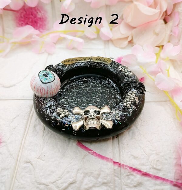 GMB – Highway to Hell Resin Ashtray (Design 2, Round)