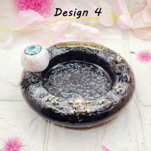 GMB – Highway to Hell Ashtray (Design 4: Small Skull Round)