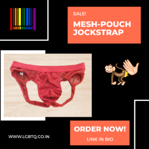 Mesh-Pouch Lace Jockstraps