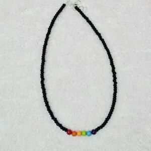 PRIDE Choker Necklace - Black