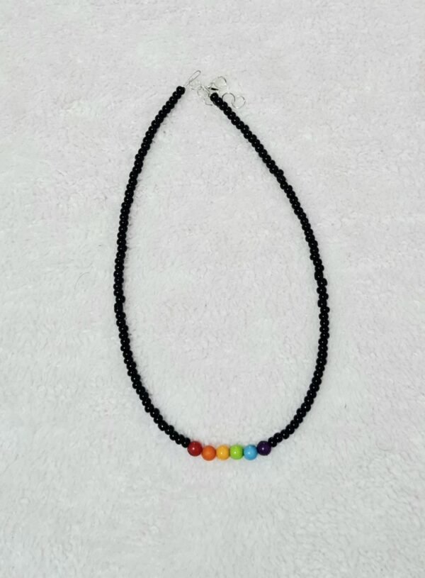PRIDE Choker Necklace - Black