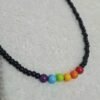 PRIDE Choker Necklace - Black - Image 3
