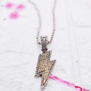 GMB: Bling Lightning Pendant With Chain