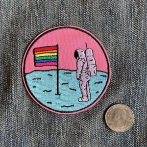 Astronaut Pride Embroidered Iron-On Patch