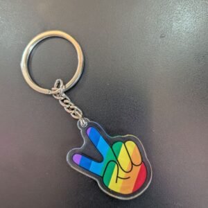 🌈 Pride Acrylic Peace Keychains