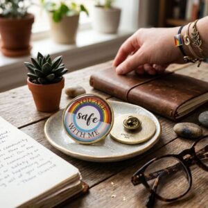 You Are Safe With Me Badge