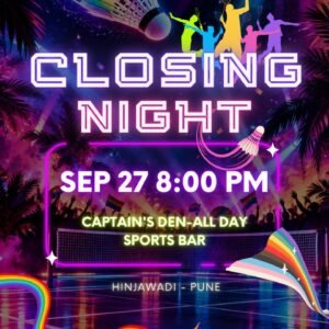 CLOSING NIGHT | NATIONAL QUEER BADMINTON CHAMPIONSHIP
